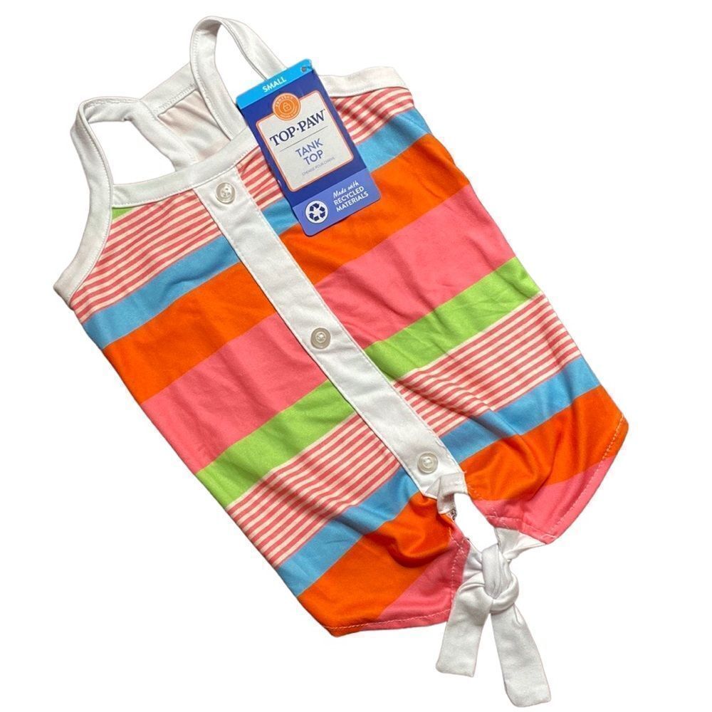 Striped Dog Tank Top Shirt